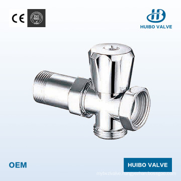 Chromed Brass Angle Valve 3/4′′inch for Three Ways